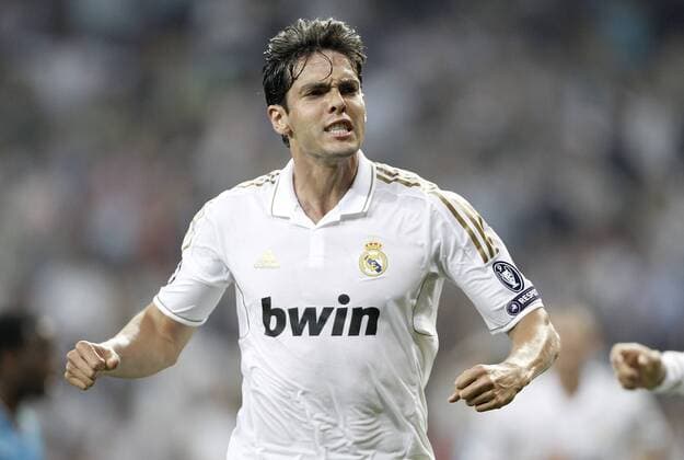 Real Madrid s Kaka celebrates during UEFA Champions League, Real CF Madrid - AFC Ajax Amsterdam ---- (201109275079)