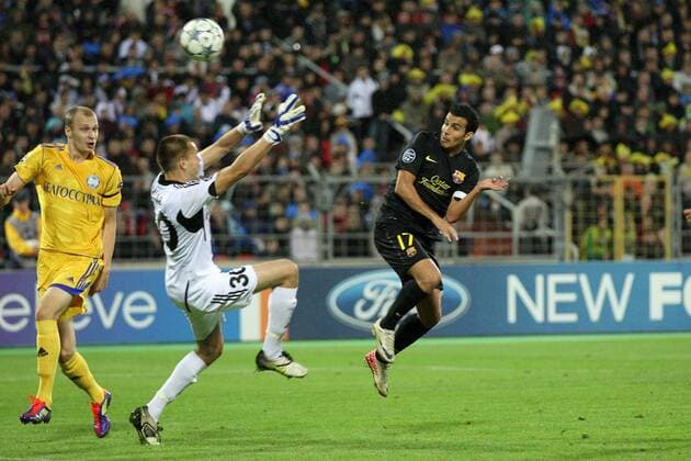 Champions League, Minsk, BATE Borisov - FC Barcelona, Pedro Rodriguez 8Q2B4318 o00 Barca