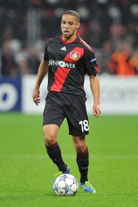 Fußball Champions League Bayer Leverkusen - KRC Genk am 28.09.2011 in der BayArena in Leverkusen Sidney Sam ( Leverkusen )