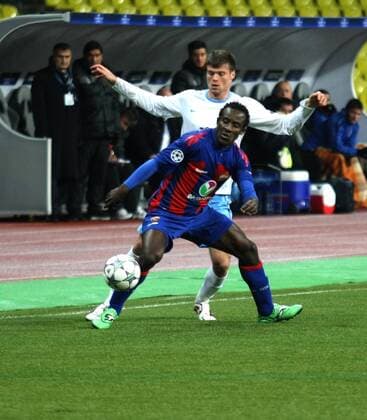 Moscow. 18 oct. 2011. CHAMPIONS LEAGUE 2011-2012. CSKA Moscow - TRABZONSPOR: 8.DOUMBIA Seydou (CSKA).