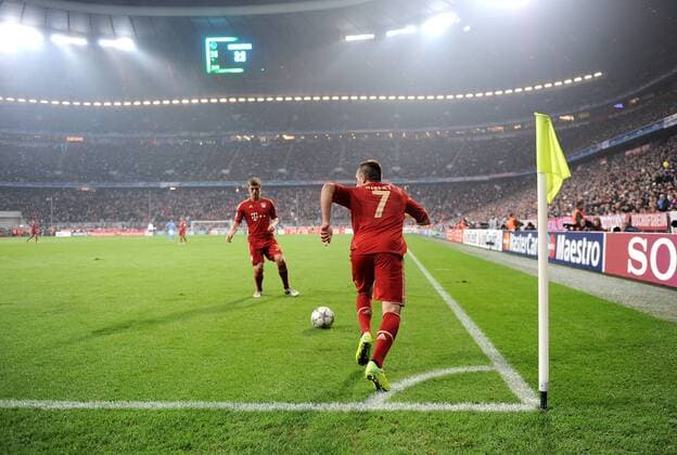 FUSSBALL CHAMPIONS LEAGUE SAISON 2011 2012 02.11.2011 FC Bayern München - SSC Neapel Franck Ribery (FC Bayern München)