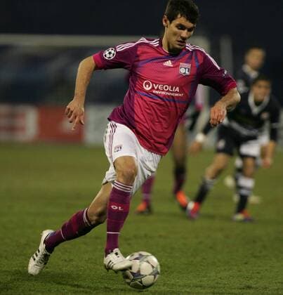 Zagreb, 07.12.2011. Champion league, Group D, Maksimir stadium, GNK Dinamo (dark blue) - Olimpique Lyonnais (magenta) 1:7. Dejan Lovren