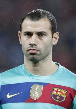 Deutschland, Herren Fussball, UEFA Champions League Achtelfinale Bayer 04 Leverkusen vs. FC Barcelona 14.02.2012, Bayarena Leverkusen , Javier Mascherano, FC Barca