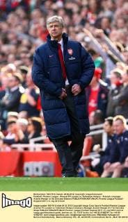 Football - Premier League - Arsenal FC London vs. Tottenham Hotspur - Arsenal s manager, Arsene Wenger at the Emirates Stadium