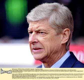 Arsene Wenger manager of Arsenal.Barclays Premier League match between Stoke City v Arsenal at The Britannia Stadium, Stoke on the 28th April 2012.. EDITORIAL USE ONLY. No use with unauthorised audio, video, data, fixture lists, club league logos or live services. Online in-match use limited to 120 images, no video emulation. No use in betting, games or single club league player publications.