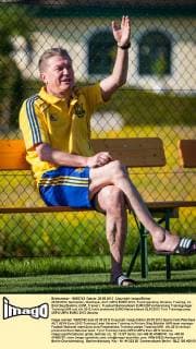 25.05.2012, Sportplatz, Walchsee, AUT, UEFA EURO 2012, Trainingscamp, Ukraine, Training, im Bild Oleg Blokhin, (UKR, Trainer)