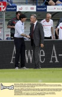 Basel,Fussball, Länderspiel, Freundschaftsspiel, Schweiz vs Deutschland, 26.05.2012, St.jacob Park,Stadion Basel, Joachim Löw, Ottmar Hitzfeld,