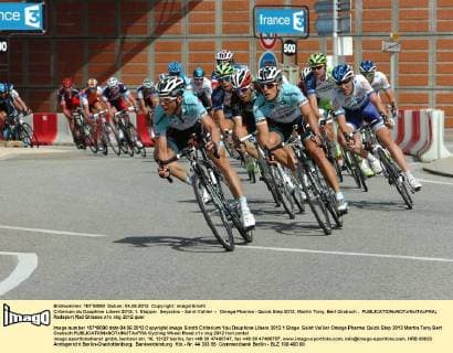 Criterium du Dauphine Libere 2012, 1. Etappe: Seyssins - Saint Vallier -- Omega Pharma - Quick Step 2012, Martin Tony, Bert Grabsch ,