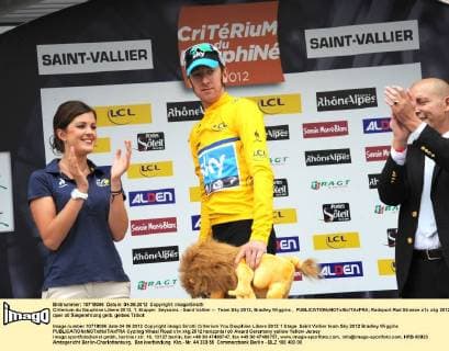 Criterium du Dauphine Libere 2012, 1. Etappe: Seyssins - Saint Vallier -- Team Sky 2012, Bradley Wiggins ,
