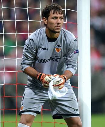 FUSSBALL CHAMPIONS LEAGUE SAISON 2012 2013 GRUPPENPHASE FC Bayern München - FC Valencia 19.09.2012 Torwart Diego Alves (Valencia CF)