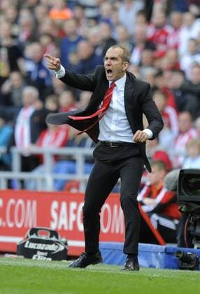 Sunderland manager Paolo Di Canio - Barclays Premier League - AFC Sunderland vs FC Everton - Stadium of Light - Sunderland - 20 04 13 - EDITORIAL USE ONLY. No use with unauthorised audio, video, data, fixture lists, club league logos or live services. Online in-match use limited to 120 images, no video emulation. No use in betting, games or single club league player publications.