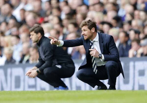Tottenham s Andre Villas-Boas in action..- Barclays Premier League - Tottenham vs Southampton - White Hart Lane - London - 4th May 2013 - Pic David Klein Sportimage EDITORIAL USE ONLY. No use with unauthorised audio, video, data, fixture lists, club league logos or live services. Online in-match use limited to 120 images, no video emulation. No use in betting, games or single club league player publications.