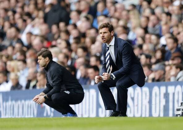 Tottenham s Andre Villas-Boas in action..- Barclays Premier League - Tottenham vs Southampton - White Hart Lane - London - 4th May 2013 - Pic David Klein Sportimage EDITORIAL USE ONLY. No use with unauthorised audio, video, data, fixture lists, club league logos or live services. Online in-match use limited to 120 images, no video emulation. No use in betting, games or single club league player publications.
