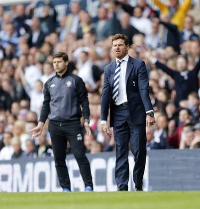 Tottenham s Andre Villas-Boas in action..- Barclays Premier League - Tottenham vs Southampton - White Hart Lane - London - 4th May 2013 - Pic David Klein Sportimage EDITORIAL USE ONLY. No use with unauthorised audio, video, data, fixture lists, club league logos or live services. Online in-match use limited to 120 images, no video emulation. No use in betting, games or single club league player publications.
