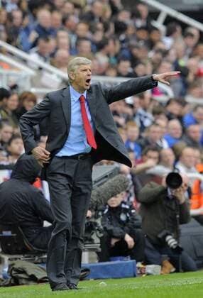Arsene Wenger manager of Arsenal - Barclays Premier League - Newcastle vs Arsenal - St. James Park - Newcastle - 18 05 2013 - Pic Richard Lee Sportimage EDITORIAL USE ONLY. No use with unauthorised audio, video, data, fixture lists, club league logos or live services. Online in-match use limited to 120 images, no video emulation. No use in betting, games or single club league player publications.