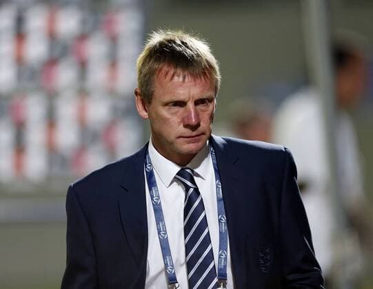 England s Stuart Pearce looks on dejected at the final whistle - England U21 vs Italy U21 - UEFA U21 Championship 2013 - Bloomfield Stadium - Tel Aviv - 05 06 2013 - EDITORIAL USE ONLY. No use with unauthorised audio, video, data, fixture lists, club league logos or live services. Online in-match use limited to 120 images, no video emulation. No use in betting, games or single club league player publications.