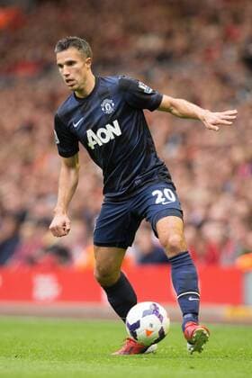 Robin van Persie of Manchester United - Liverpool vs. Manchester United - Barclay s Premier League - Anfield - Liverpool - 01 09 2013 Pic Philip Oldham Sportimage EDITORIAL USE ONLY. No use with unauthorised audio, video, data, fixture lists, club league logos or live services. Online in-match use limited to 120 images, no video emulation. No use in betting, games or single club league player publications.