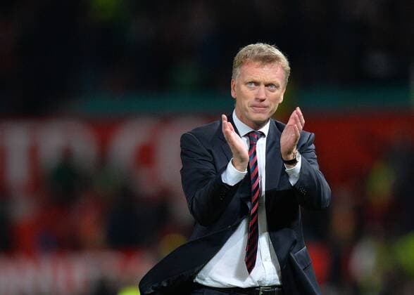 David Moyes manager of Manchester United - Capital One Cup - Third Round - Manchester Utd vs Liverpool - Old Trafford Stadium - Manchester - 25 09 13 - Picture Simon Bellis Sportimage EDITORIAL USE ONLY. No use with unauthorised audio, video, data, fixture lists, club league logos or live services. Online in-match use limited to 120 images, no video emulation. No use in betting, games or single club league player publications.