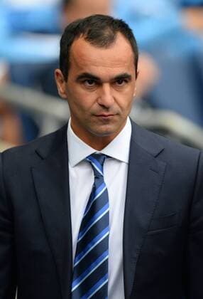 Roberto MartÃnez manager of Everton - Barclays Premier League - Manchester City vs Everton - Etihad Stadium - Manchester - England - 05 10 13 - Picture Simon Bellis Sportimage EDITORIAL USE ONLY. No use with unauthorised audio, video, data, fixture lists, club league logos or live services. Online in-match use limited to 120 images, no video emulation. No use in betting, games or single club league player publications.