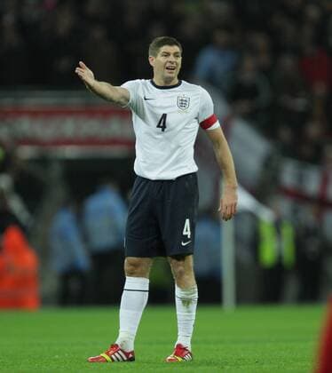 England v Montenegro - World Cup Qualifier . . Wembley, London, UK . . 11.10.2013 Steven Gerrard, England.