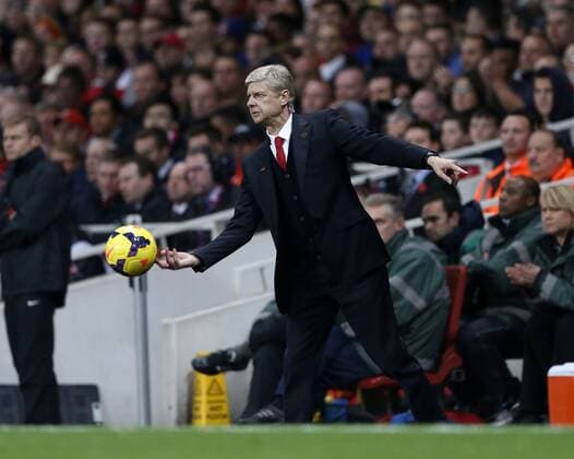 Arsenal s Arsene Wenger in action Arsenal v Liverpool - Barclays Premier League - Emirates Stadium - London - England -02 11 2013 - Pic David Klein Sportimage EDITORIAL USE ONLY. No use with unauthorised audio, video, data, fixture lists, club league logos or live services. Online in-match use limited to 120 images, no video emulation. No use in betting, games or single club league player publications.