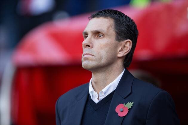 Manager of Sunderland, Gus Poyet - AFC Sunderland vs. Manchester City - Barclay s Premier League - Stadium of Light - Sunderland - 10 11 2013 EDITORIAL USE ONLY. No use with unauthorised audio, video, data, fixture lists, club league logos or live services. Online in-match use limited to 120 images, no video emulation. No use in betting, games or single club league player publications.