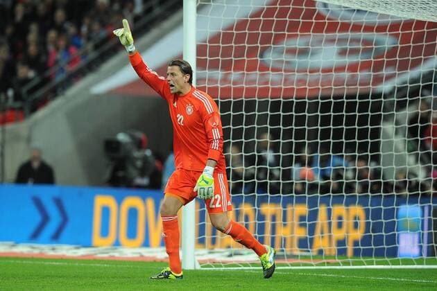 Fußball Länderspiel England - Deutschland am 19.11.2013 im Wembley-Stadion in London Roman Weidenfeller ( Deutschland )
