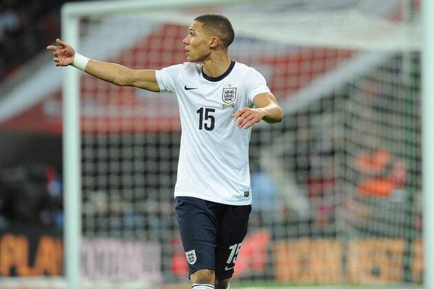 Fußball Länderspiel England - Deutschland am 19.11.2013 im Wembley-Stadion in London Kieran Gibbs ( England )