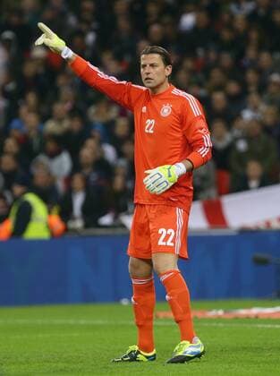 London , Fußball Länderspiel England vs. Deutschland Roman Weidenfeller ( GER )