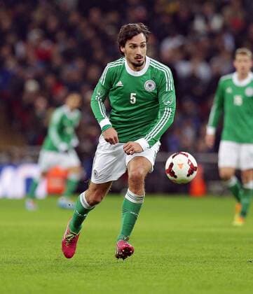 19.11.2013, xovx, Fussball Freundschaftsspiel England - Deutschland, Mats Hummels (Deutschland), Freisteller.