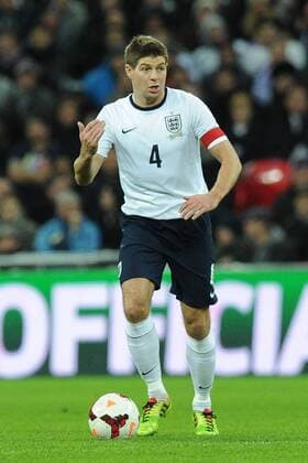 Fußball Länderspiel England - Deutschland am 19.11.2013 im Wembley-Stadion in London Steven Gerrard ( England )