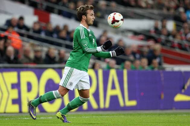 Mario GÖTZE (GER) Fussball-Länderspiel England (ENG) - Deutschland (GER) 0:1, am 19.11.2013 in London England.
