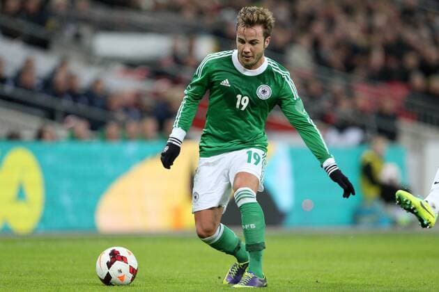 Mario GÖTZE (GER) Fussball-Länderspiel England (ENG) - Deutschland (GER) 0:1, am 19.11.2013 in London England.