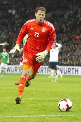 Torwart Roman WEIDENFELLER (GER) Fussball-Länderspiel England (ENG) - Deutschland (GER) 0:1, am 19.11.2013 in London England.