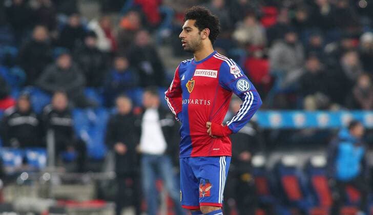 07.12.2013 St Jakob Park Basel ,SCHWEIZ, Saison 2013 2014 Herren Fussball Super League FC Basel - Grasshopper Club Zürich Mohamed Salah (FC Basel)