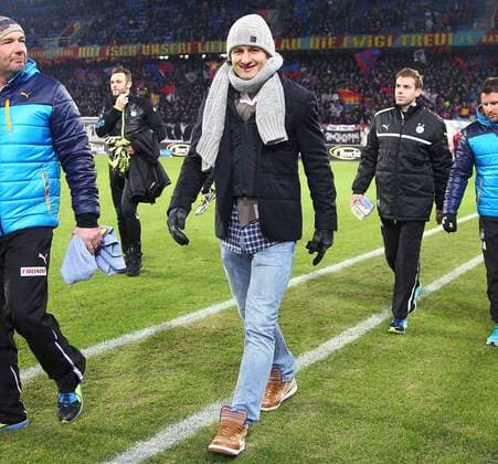 07.12.2013 St Jakob Park Basel ,SCHWEIZ, Saison 2013 2014 Herren Fussball Super League FC Basel - Grasshopper Club Zürich Vero Salatic (Grasshopper) ; Einzelbild