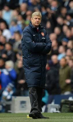 Arsene Wenger manager of Arsenal - Barclays Premier League - Manchester City vs Arsenal - Etihad Stadium - Manchester - England - 14th December 2013 - Picture Simon Bellis Sportimage EDITORIAL USE ONLY. No use with unauthorised audio, video, data, fixture lists, club league logos or live services. Online in-match use limited to 120 images, no video emulation. No use in betting, games or single club league player publications.