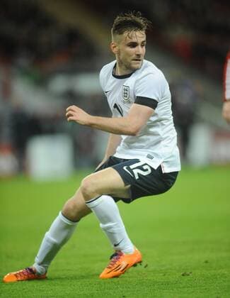 Football - 2014 International Friendly - England vs. Denmark England s debut boy Luke Shaw at Wembley. COLORSPORT ANDREW COWIE