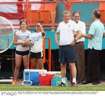 England s Roy Hodgson looks on dejected - England vs Honduras - International Friendly - Sun Life Stadium - Miami - USA - 07 06 2014 - EDITORIAL USE ONLY. No use with unauthorised audio, video, data, fixture lists, club league logos or live services. Online in-match use limited to 120 images, no video emulation. No use in betting, games or single club league player publications.