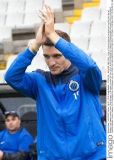 20140706 - BRUGGE, BELGIUM: Club s Thomas Meunier pictured during the fan day of Belgian first league soccer team Club Brugge, in Brugge, Sunday 06 July 2014. KURTxDESPLENTER 04230844