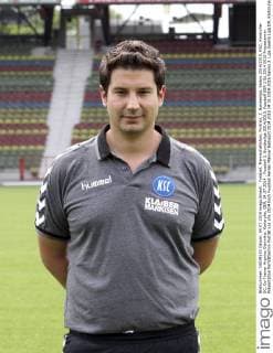 Fussball, Mannschaftsfoto, Portrait, 2. Bundesliga, Saison 2014 2015, KSC, Karsruher SC, Co-Trainer Argirios Giannikis. Karlsruhe, GER, 04.07.2014 , Fussball 2. Bundesliga 2014 2015.