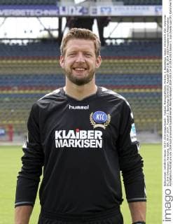 Fussball, Mannschaftsfoto, Portrait, 2. Bundesliga, Saison 2014 2015, KSC, Karsruher SC, Dirk Orlishausen. Karlsruhe, GER, 04.07.2014 , Fussball 2. Bundesliga 2014 2015.