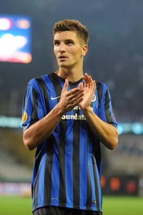 - BRUGGE, BELGIUM: Club s Thomas Meunier pictured after a soccer game between Belgian first division team Club Brugge KV and Italian team Torino F.C., Thursday 18 September 2014 in Brugge, the first game in the group stage of the UEFA Europa League in group B. LUCxCLAESSEN 04318268