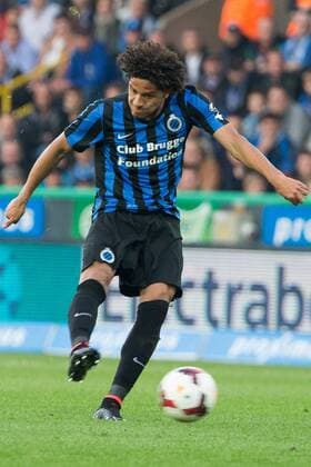 - BRUGGE, BELGIUM: Club s Felipe Gedoz De Conceicao fight for the ball during the Jupiler Pro League match between Club Brugge and Kortrijk, in Brugge, Sunday 21 September 2014, on the eighth day of the Belgian soccer championship. KURTxDESPLENTER 04320696