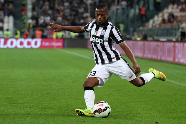 Sept. 24, 2014 - Turin, Italy - Juventus defender Patrice Evra (33) in action during the Italian Serie A football match Juventus Vs Cesena on September 24, 2014 at Juventus Stadium in Turin. Soccer, Serie A: Juventus v Cesena - ZUMAn230