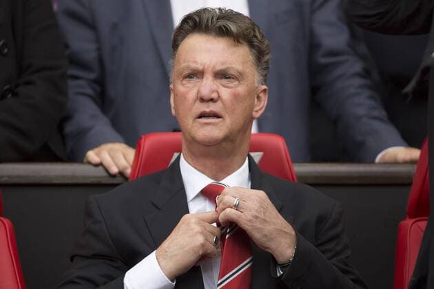 Louis Van Gaal, manager of Manchester United - Manchester United vs. West Ham United - Barclay s Premier League - Old Trafford - Manchester - 27 09 2014 Pic Philip Oldham Sportimage EDITORIAL USE ONLY. No use with unauthorised audio, video, data, fixture lists, club league logos or live services. Online in-match use limited to 120 images, no video emulation. No use in betting, games or single club league player publications.