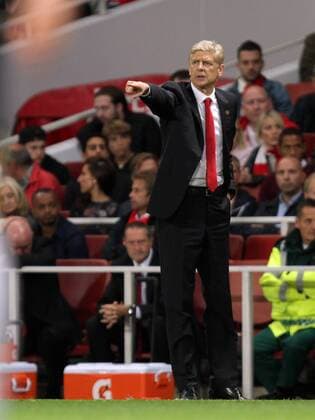 Arsenal FC London - Tottenham Hotspur Arsene Wenger (Arsenal manager)