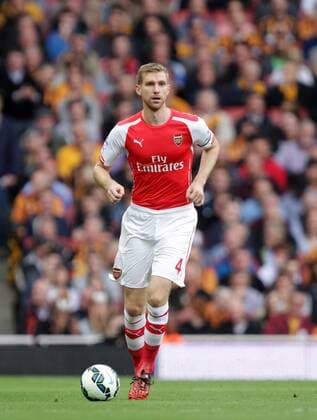 Arsenal v Hull City . . London, UK . . 18.10.2014 Per Mertesacker (A)