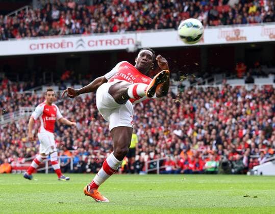 Arsenal v Hull City . . London, UK . . 18.10.2014 Danny Welbeck (A)