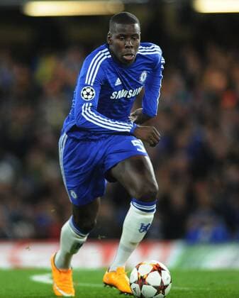 Football - 2014 2015 Champions League - Group G: Chelsea vs. Maribor Chelsea s Kurt Zouma at Stamford Bridge. COLORSPORT ANDREW COWIE